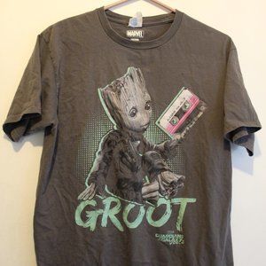 Marvel Groot Gray Tee